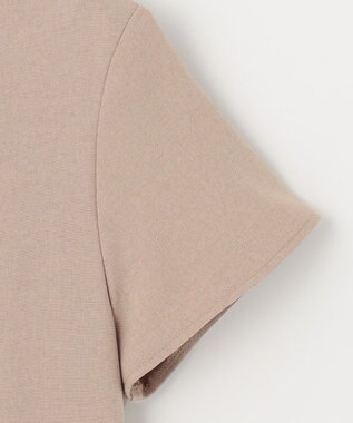 ANY SIS 【WEB・一部店舗限定】リネンライクポリエステル ワンピース モカ