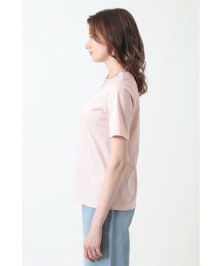 DAKS チェック スパンコール Tシャツ キャニオンサンセット