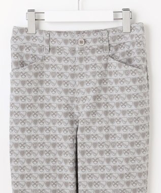 23区GOLF 【WOMEN】エンブレム柄ジャガードスキニーパンツ ライトグレー系5