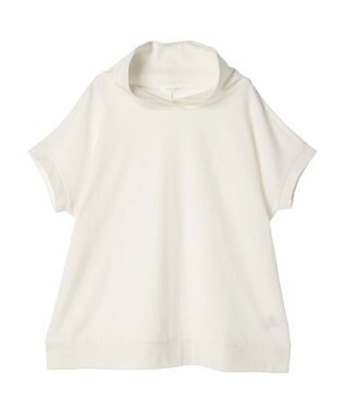 Green Parks フレンチスリーブ抜け襟カットプルオーバー Ecru