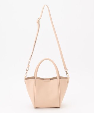 LA BAGAGERIE 【maison vert】 【軽量・ミニポーチ付き】２WAYトート ライトベージュ