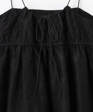 ANY SIS L 【洗える】ラッセルレース キャミソール ブラック