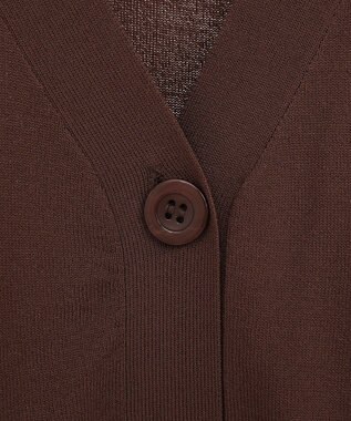 Green Parks フレンチスリーブカーディガン Brown
