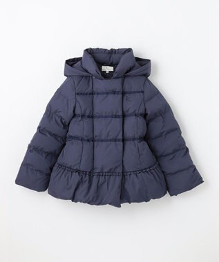 組曲 KIDS 【150-160cm】中綿 ショートコート ネイビー系