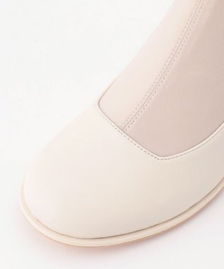 TOCCA BACK RIBBON SHORTBOOTS ショートブーツ アイボリー系