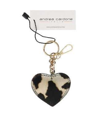 INTER-CHAUSSURES 【ANDREA CARDONE】ハート型レザーキーチャーム