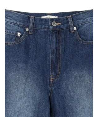earth music&ecology センタープレスデニムパンツ Indigo