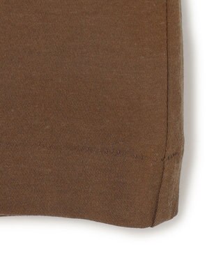 BEIGE， 【BEIGE,ecru/WEB限定・洗える】FINE DRY TOUCH / ねじりデザインコットンオーバーサイズTシャツ Brown