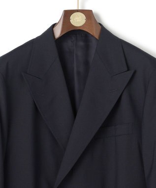 J.PRESS MEN 【J.PRESS ORIGINALS】【UNISEX】Wool Polyester Stretch Toropical 4B Blazer / Baggy-Fit ネイビー系