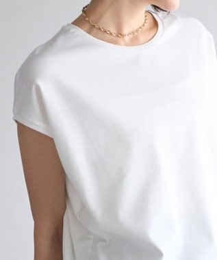 UNFILO L BEAUTY FORM フレンチスリーブTシャツ オフ