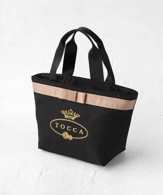TOCCA 【WEB＆一部店舗限定】POINT OF RIBBON COOLERBAG クーラーバッグ ブラック系