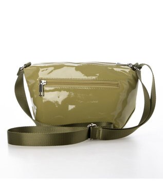 UNBILLION カシュカシュ cachecache / ソフトエナメル舟型ショルダー ライトグリーン