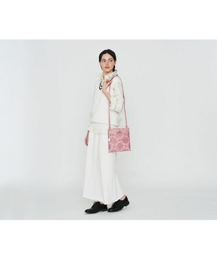 genten フラッターバスケット ショルダーバッグ サクラピンク