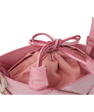 genten フラッターバスケット ショルダーバッグ サクラピンク