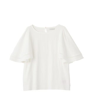 Green Parks 華やぎカットソー（フレアスリーブ） Off White