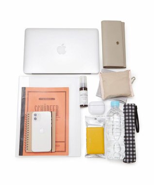 TOPKAPI 【TREASURE TOPKAPI】フロントステッチ　レザーA4トートバッグ ブラック