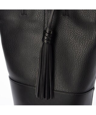 UNBILLION カシュカシュ cachecache / タッセル付きバケツ2wayバッグ ブラック