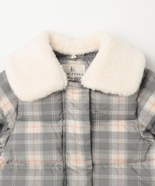 組曲 KIDS 【110-140㎝】 ショートダウン チェック系5