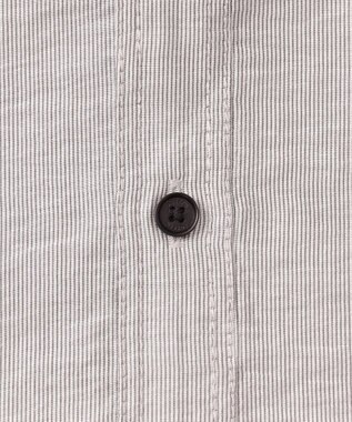 JOSEPH HOMME ストレッチマイヤー　ウイングカラー半袖シャツ ライトグレー系