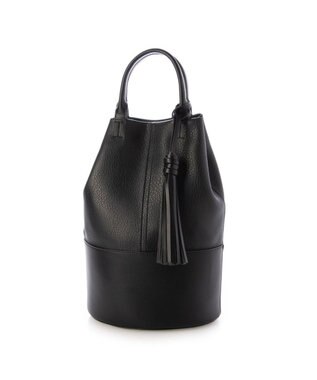 UNBILLION カシュカシュ cachecache / タッセル付きバケツ2wayバッグ ブラック