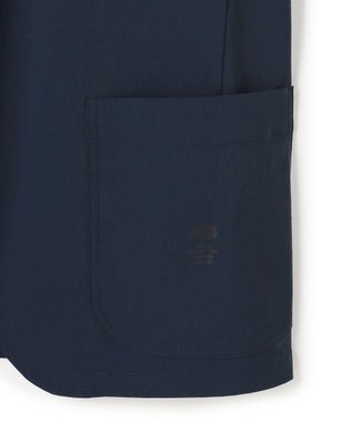 J.PRESS MEN 【J.PRESS ORIGINALS】【UNISEX】Nylon Polyurethane Dray Stretch No Collar Jacket ネイビー系