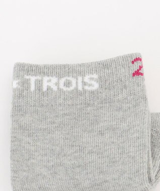 23区GOLF 【WOMEN】シンプルであらゆるウェアとコーディネイト可能◎ ナンバリング ソックス ライトグレー系