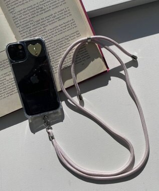 WEGO シート付きロープストラップ ピンク