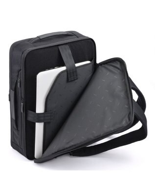 ACE BAGS & LUGGAGE 【容量拡張】 ace. ガジェタブルSF ビジネスリュック B4サイズ 15.6インチPC収納 ２気室 68785 エース ブラック