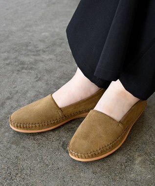 APOM アンライニングモカシン15 ブラウンスエード