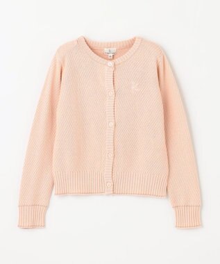 組曲 KIDS 【110-140㎝】クラシック カーディガン ピーチ系