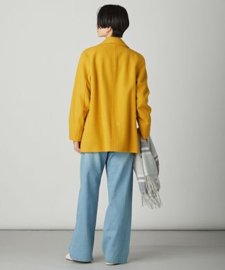 J.PRESS LADIES 【WEB限定カラーあり】Jackal ソフトメルトン Pコート 【WEB限定】イエロー系