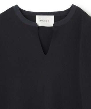 BEIGE， MONSTERA / ニットトップス Navy