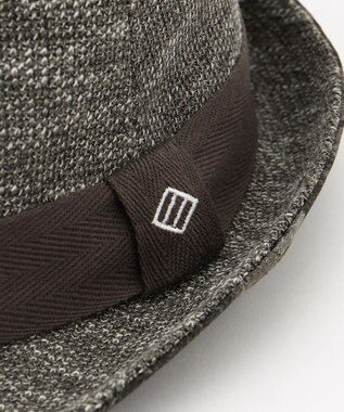 JOSEPH ABBOUD 【 LANIFICIO ROMA】バックプリントジャージー ハット カーキ系