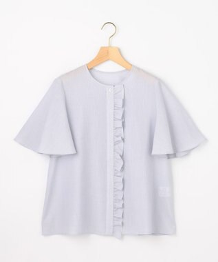 組曲 【先行予約】ニューリヨセルシャーティング フロントフリルブラウス