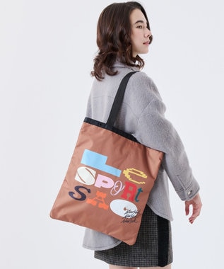 LeSportsac GRAND EMERALD TOTE/LSSタイポグラフィトート