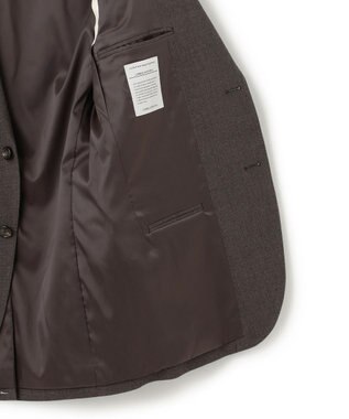 J.PRESS MEN  【J.PRESS MOVING / セットアップ対応】ジャージライク ジャケット/総裏 ダークブラウン系