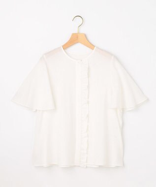 組曲 S 【先行予約】ニューリヨセルシャーティング フロントフリルブラウス