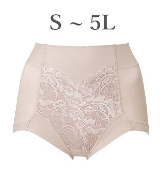 BRADELIS New York 【BRADELIS NewYork peace】　細みえ快適綿混ショーツ25 補正下着 深め ハイウエスト お腹スッキリ