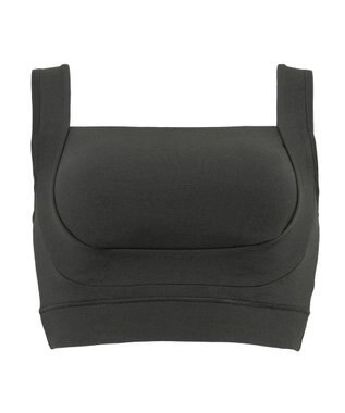 BRADELIS New York 【BRADELIS Me / ノンワイヤー】フレンドリーホールドブラ 補正下着 補整 ブラジャー スポーツインナー チャコールグレイ