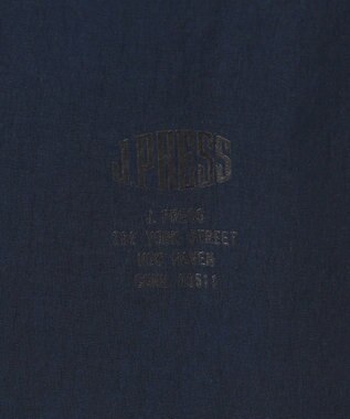 J.PRESS MEN 【J.PRESS ORIGINALS】【UNISEX】Nylon Polyurethane Dray Stretch No Collar Jacket ネイビー系