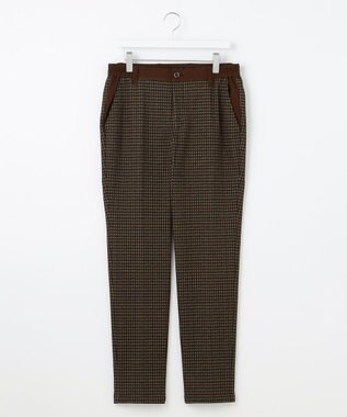 23区GOLF 【MEN】ガンクラブチェックプリントパンツ ダークブラウン系3