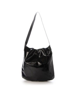 UNBILLION カシュカシュ cachecache / クラッシュメタリック2wayホーボーショルダー ブラック