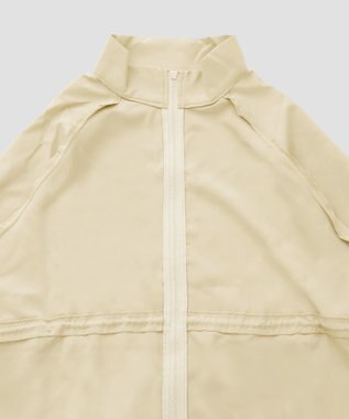 San-ai Resort（三愛水着楽園） 【WEB限定】5点セット バケットハット付きUVカット リブタンキニ+ラッシュガードセット水着【BeachQueen(ビーチクイーン）】 ベージュ