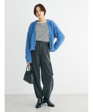 Green Parks ・ＥＬＥＮＣＡＲＥ　ＤＵＥ　コーデュロイカーゴパンツ Charcoal Gray