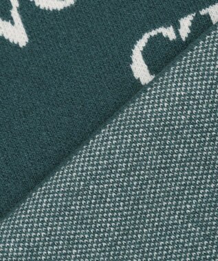 ANY しあわせタッチメッセージニット グリーン