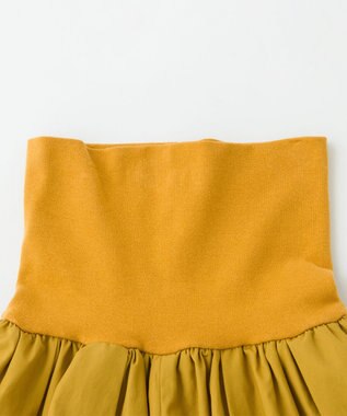 POLS アシンメトリースカート イエロー