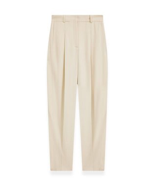 ビスコースツイル　キャロットトラウザーズ