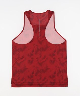 CW-X 【MEN】 CW-X トップス 【薄軽ランニングシャツ】 ノースリーブ タンクトップ スクエアネック 吸汗速乾性(本体) メンズ DLO180 /ワコール レッド