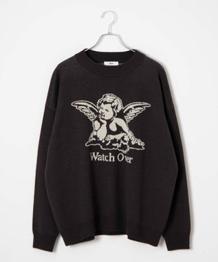 WEGO オーバーフィットジャガードプルオーバー 柄8