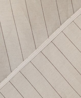 BEIGE， ERYTH / リネンストライプ キャミソール Flax × Bordeaux